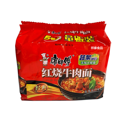 袋500g康师傅红烧牛肉(5连包)-1*6组*5包-祥泰食品批发商城