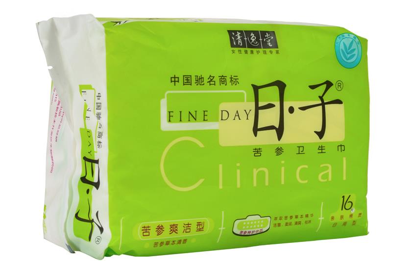 【24包/件】日子 16片苦参卫生巾(日用)70764