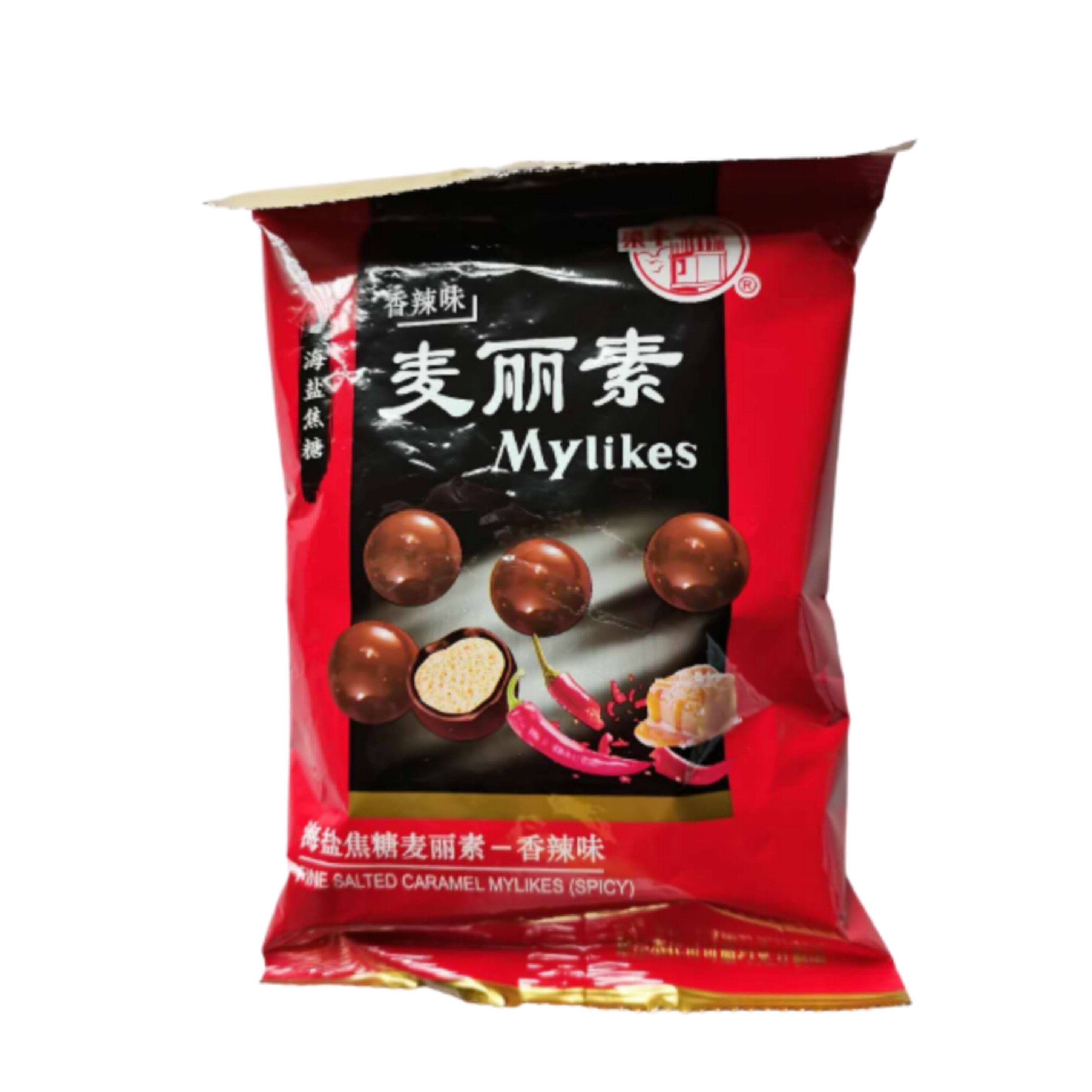 梁丰65g海盐焦糖麦丽素 香辣味 不退货