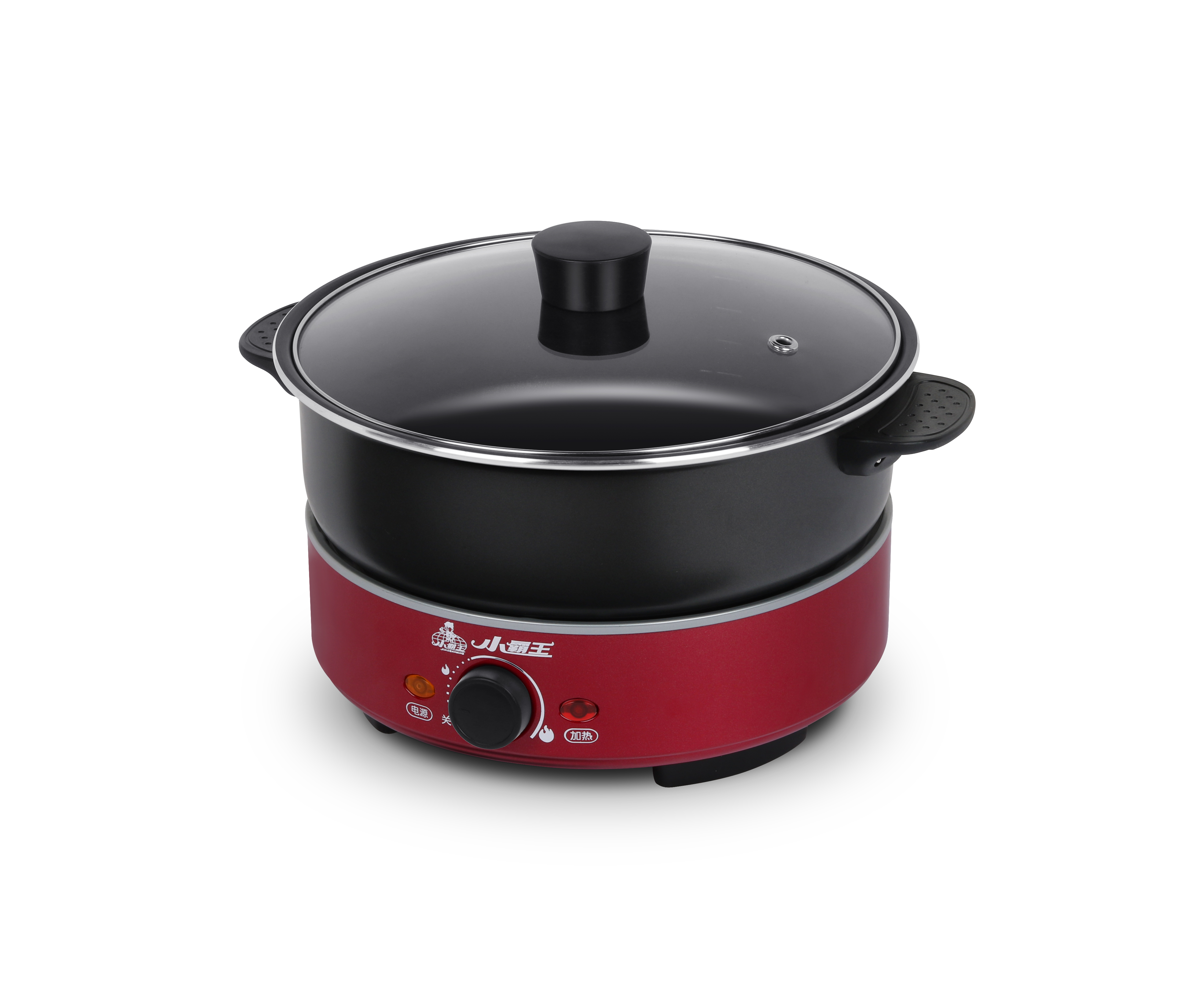 小霸王 6l电火锅 红色 cfxb190-6